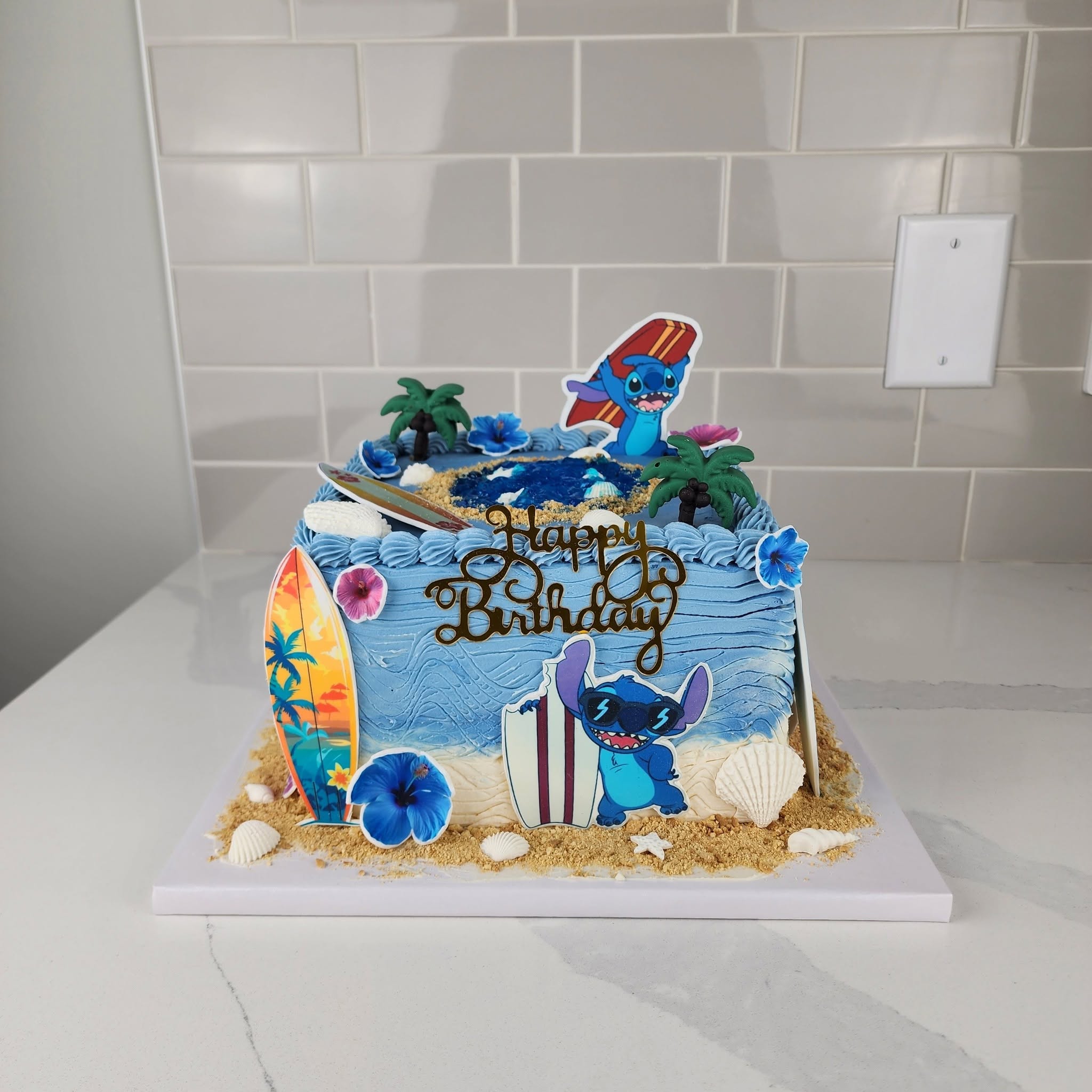 Decorated custom theme cake